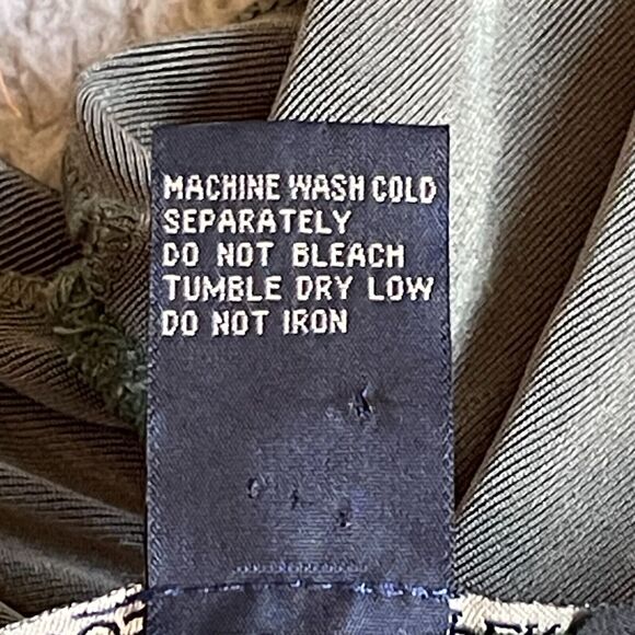 Boston Proper Open Front Sweater Cardigan Women Size M Green Stretch Slinky - Picture 8 of 11